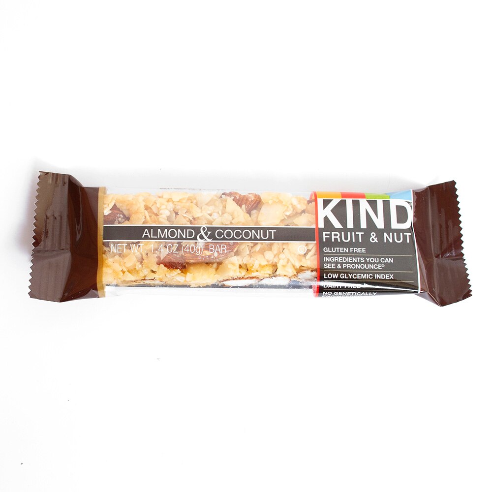 Energy Bar/Cereal Bar, Food & Beverage, Kind Bar, 1.4 ounce, Almond & Coconut, 66448